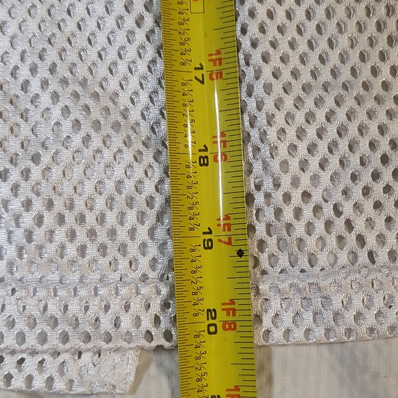 Schutt Youth Size Small White Vneck Mesh Jersey Short Sleeve - Picture 6 of 7